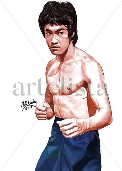 Bruce Lee pintura digital Others