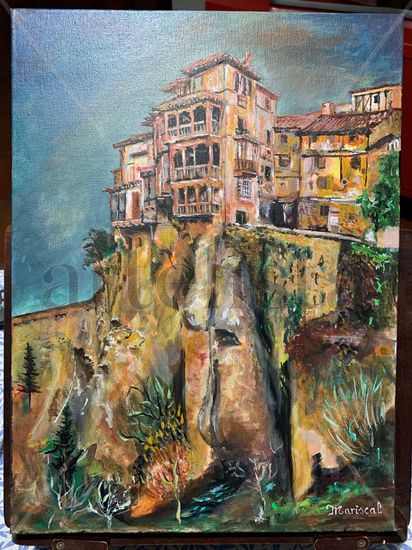 Balcones de Cuenca Acrylic Canvas Landscaping