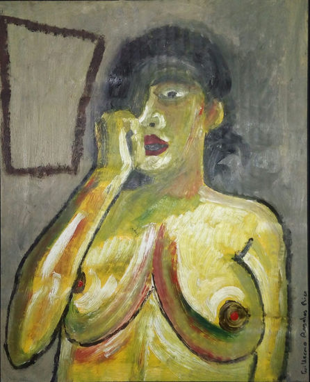 La duda Oil Card Nude Paintings