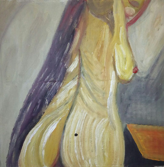 Lunar Oil Card Nude Paintings