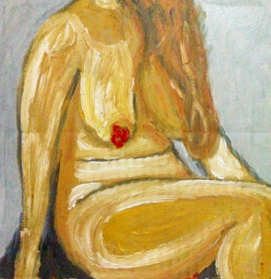 Pechos de Fuego 1.0 Oil Card Nude Paintings