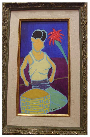 tahitiana Óleo Tabla Figura