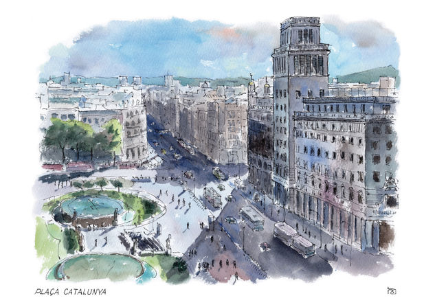 Plaça Catalunya Ink