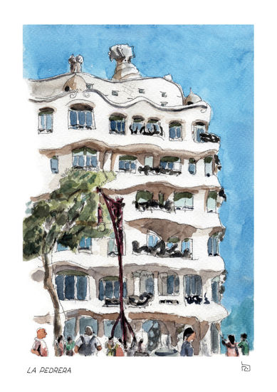 La Pedrera Watercolour Paper Others