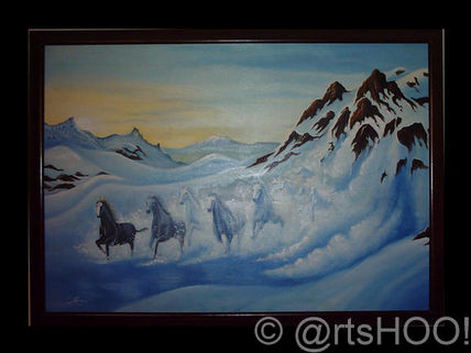 Avalancha de caballos