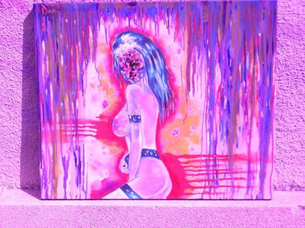 gata michifú Oil Canvas Nude Paintings