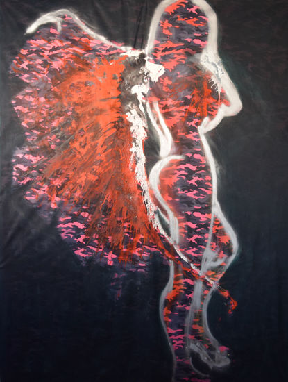 ALADA Acrylic Textile Nude Paintings