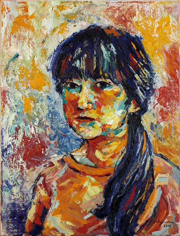 Autorretrato con coleta