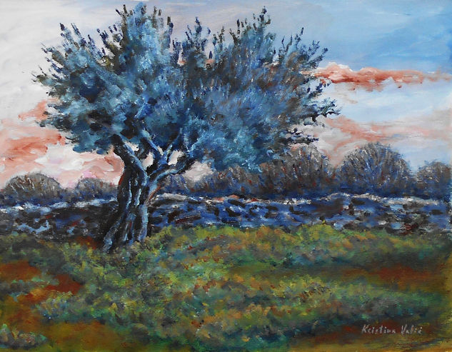 Olive tree Acrílico Lienzo Paisaje