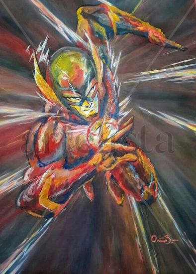 The Flash Oil Canvas Others