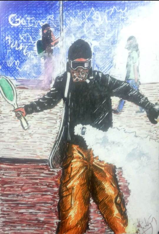 tenista de las protestas, open estadillo, año 2018, constitución, chile.