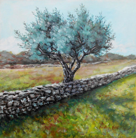 Olive tree Acrylic Canvas Landscaping