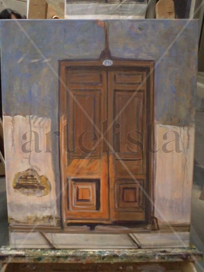 La vieja puerta Acrylic Canvas Others