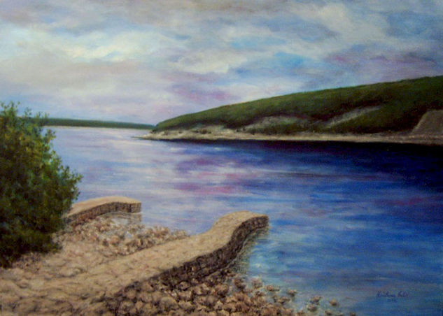 Coastline Acrylic Canvas Landscaping