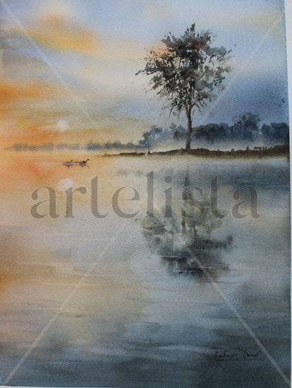 Reflexion 1 Watercolour Paper Landscaping