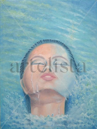 Mujer de Agua Oil Canvas Others