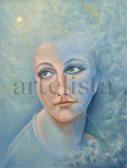 Mujer de aire Oil Canvas Others