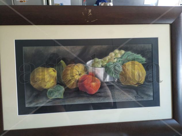 Bodegón Pastel Paper Still Life Paintings