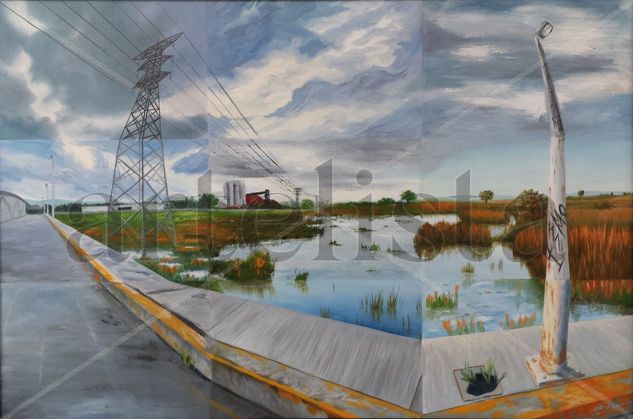 NEO-PAISAJE PICTÓRICO FOTOGÉNICO Oil Canvas Landscaping