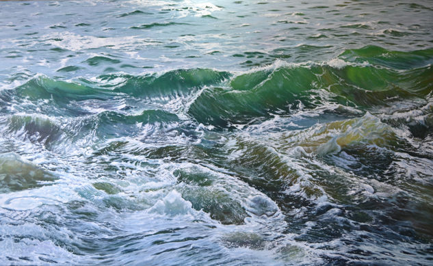 Pleamar Oil Canvas Marine Painting