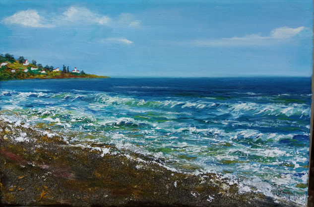 Playa Oil Canvas Marine Painting