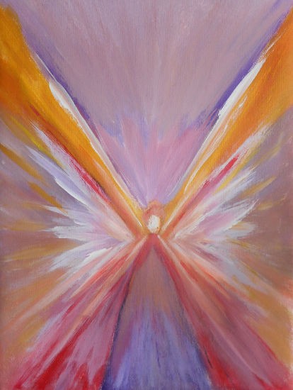 Angel Acrylic Canvas Figure Painting