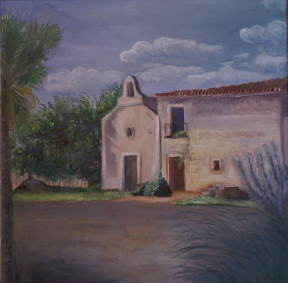 Ermita vieja Oil Canvas Landscaping