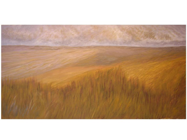 Erosion II Oil Canvas Landscaping