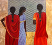 Tres hermanas mirando al futuro