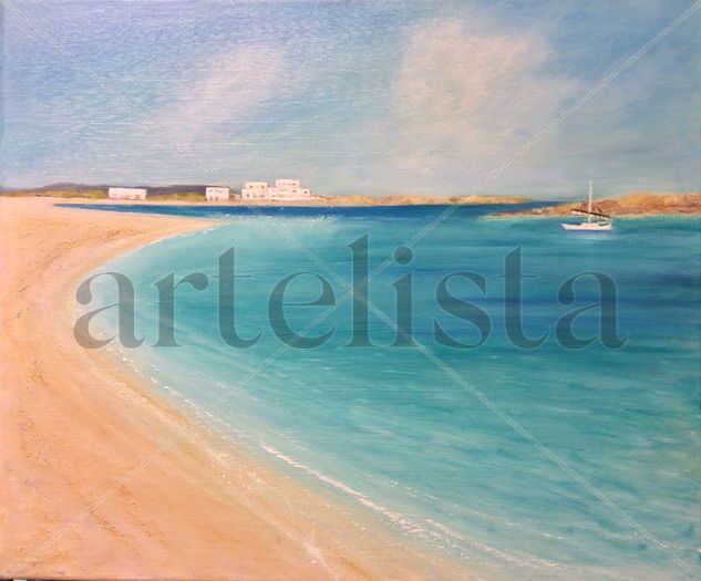 Luz de Formentera Oil Canvas Marine Painting