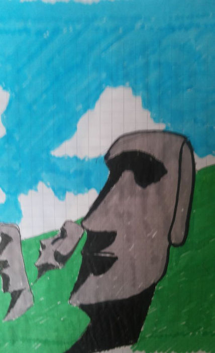 Moai, año 2012,...