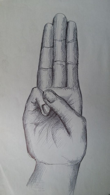 Saludo scout, año...