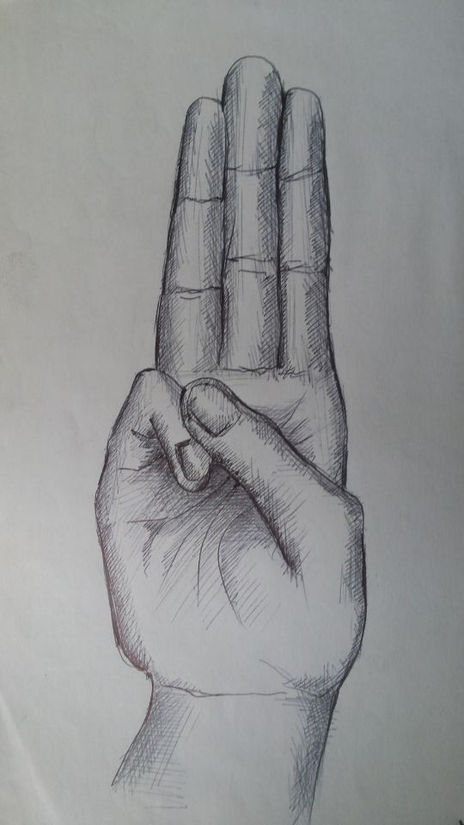 Saludo scout, año...