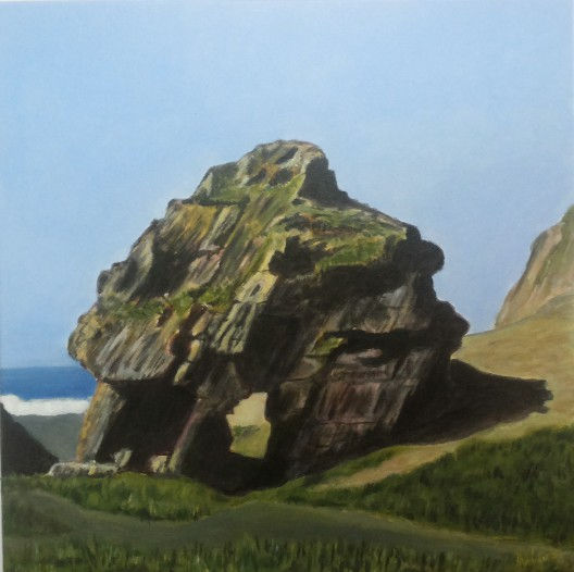 Roca de los enamorados, (ROXANA CACERES, CONSTITUCION, CHILE)