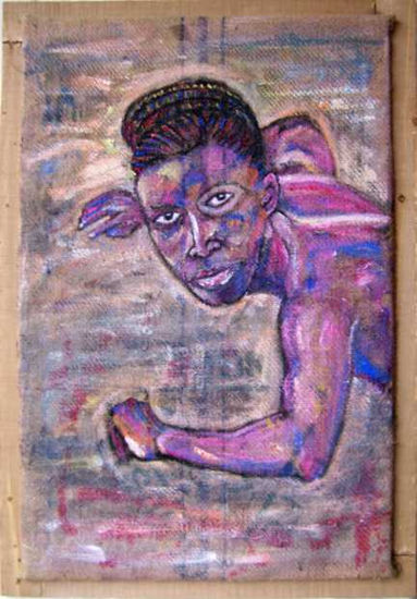 DAK ART Acrylic Textile Portrait