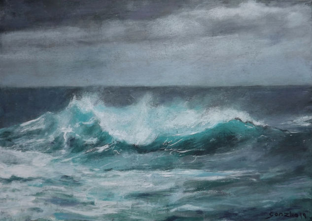 Llueve Acrylic Canvas Marine Painting