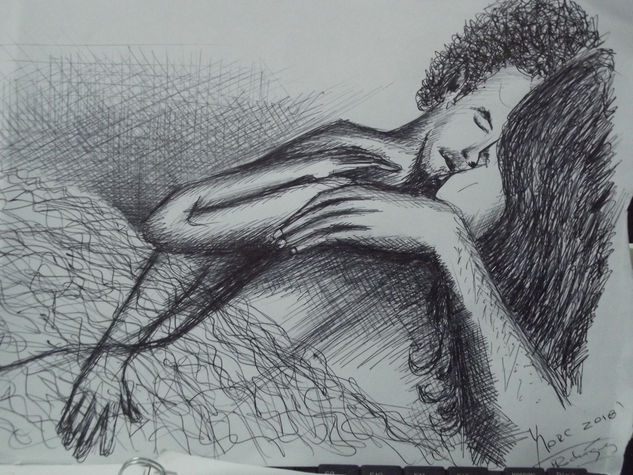 los amantes a media noche, año 2014, constitucion, chile. Pencil