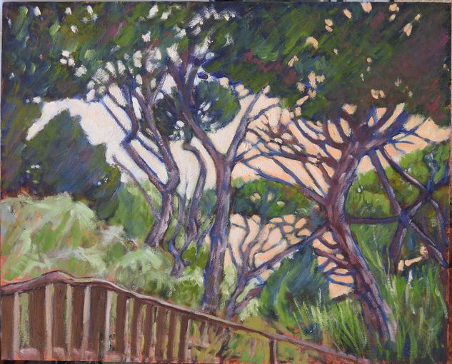 Atardecer en Punta Umbría Oil Panel Landscaping