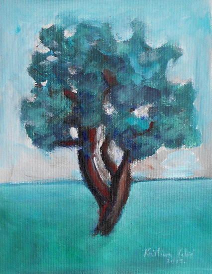 Olive tree Acrylic Canvas Landscaping