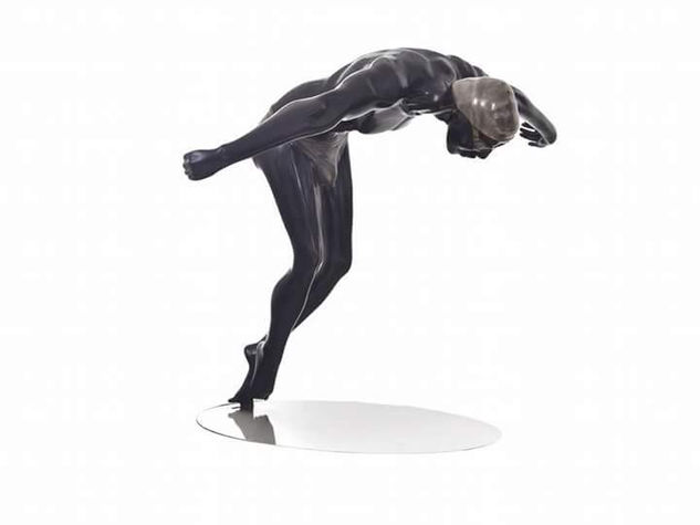 Swemmer Bronze Figurative