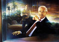 Retrato de Francisco García. Director de Radio Nacional