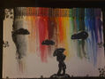 Rainbow rain