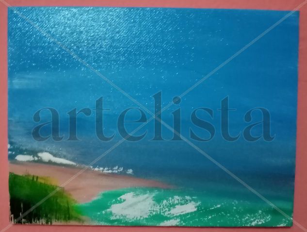 Mar de Espuma Acrylic Canvas Landscaping