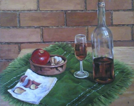 sin título Oil Panel Still Life Paintings