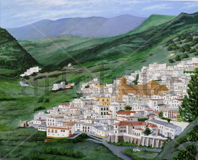 Ohanes, Almeria Oil Canvas Landscaping