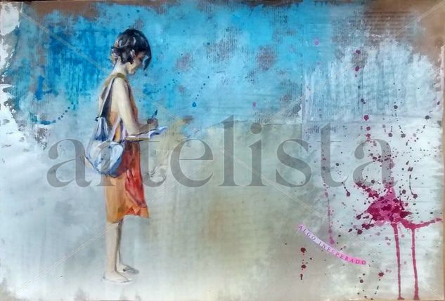 algo inesperado Oil Canvas Figure Painting