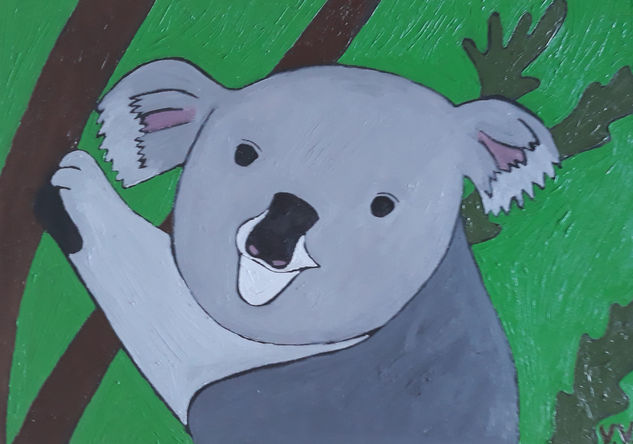 Koala Óleo Lienzo Animales