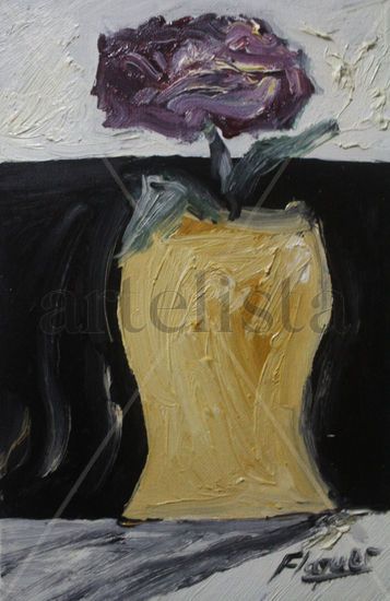 La rosa Oil Canvas Floral Painting