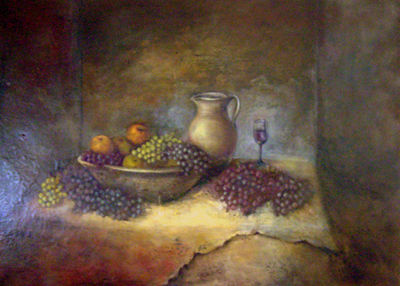 Bodegon uvas