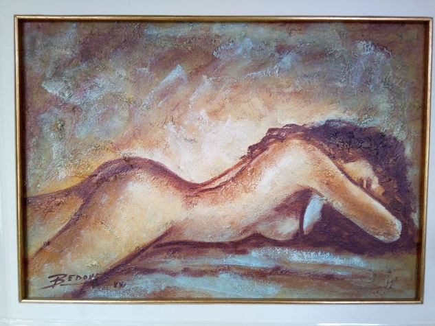 Desnudos de Javier Bedoya Óleo Lienzo Desnudos